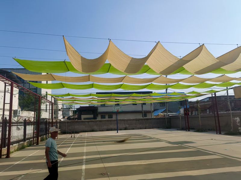 長垣市東街小學遮陽天幕